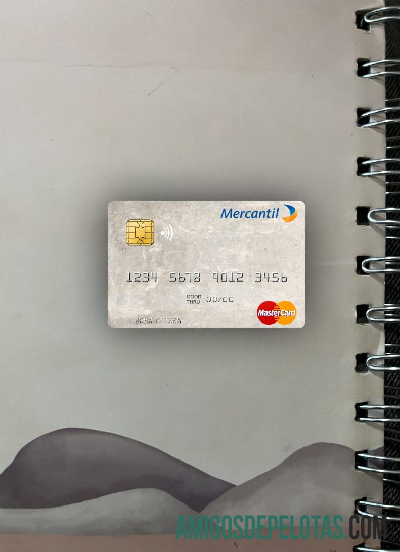 Venezuela Banco Mercantil Mastercard Photolook Front amostra